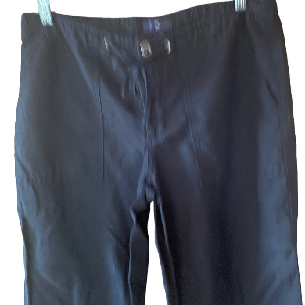 Gap Linen/Cotton Blend, Wide Leg, Drawstring Pants - Picture 2 of 7